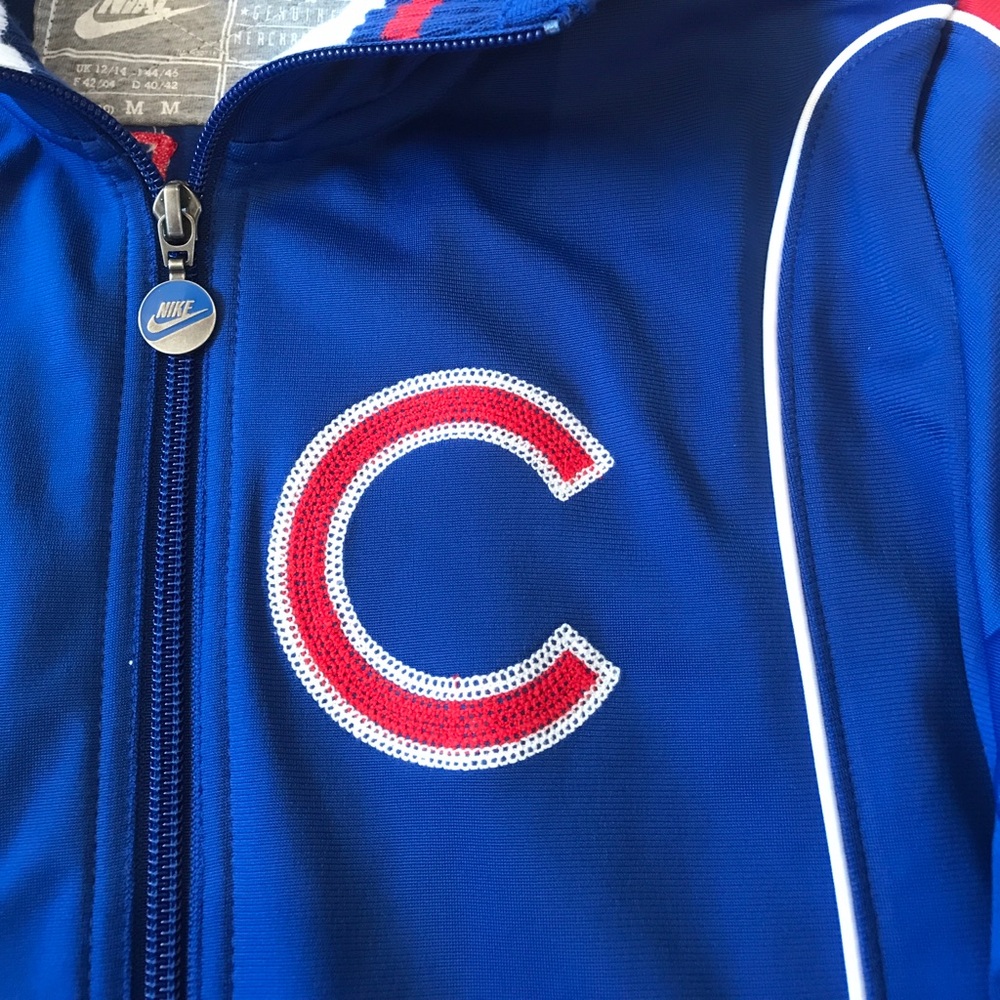 CHICAGO CUBS Nike Blue and Red Women's Jacket - Picture 3 of 6